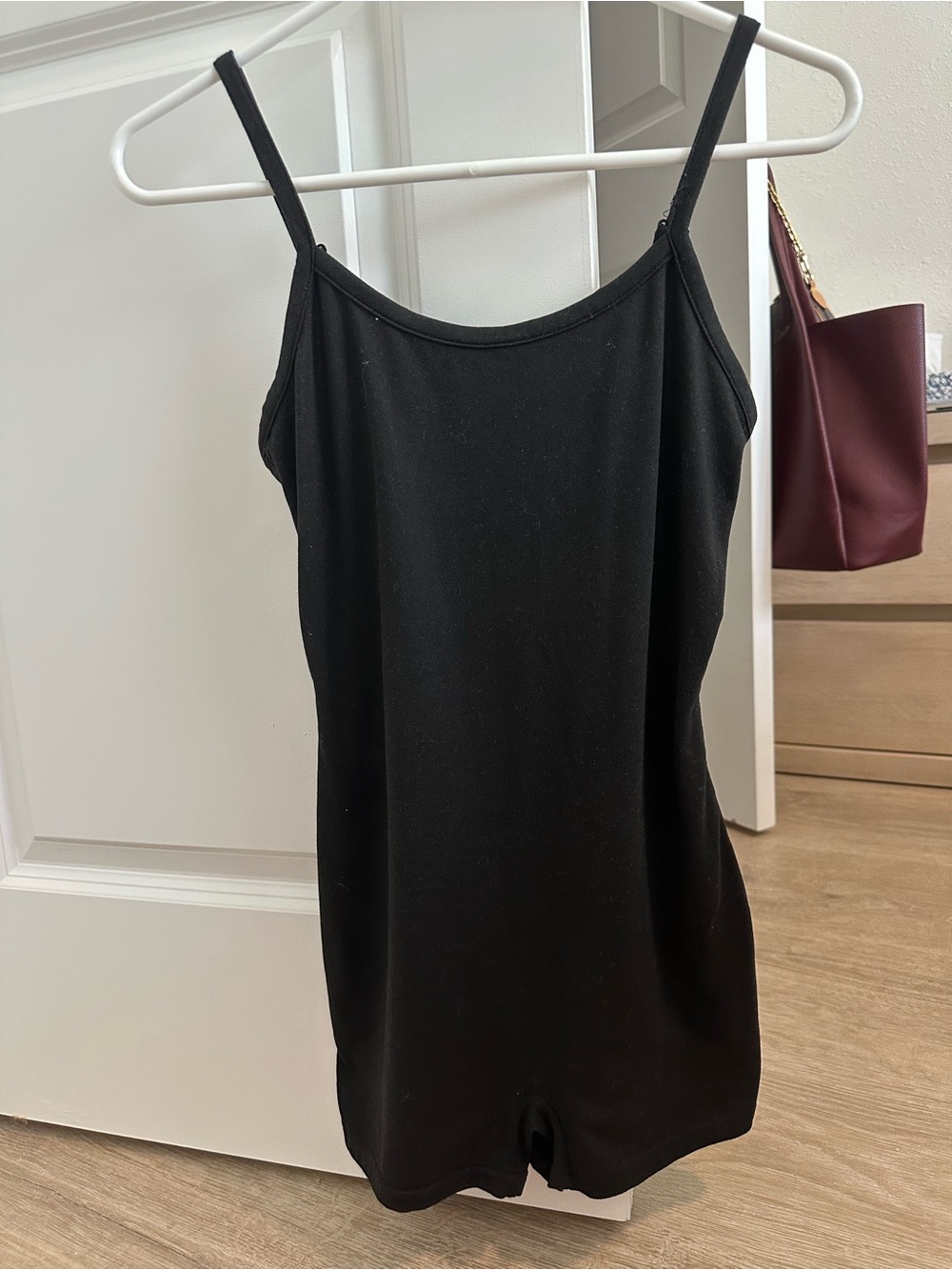 Black Spaghetti Strap Romper
